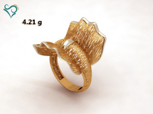 gold ring engagement ring 3d jewel 3d print model 3D प्रिंट मॉडल