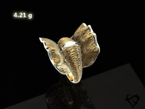 gold ring engagement ring 3d jewel 3d print model 3D Print Model