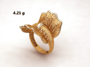 gold ring engagement ring 3d jewel 3d print model 3D Принт Модель