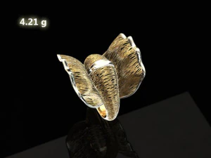 gold ring engagement ring 3d jewel 3d print model 3D Print Model