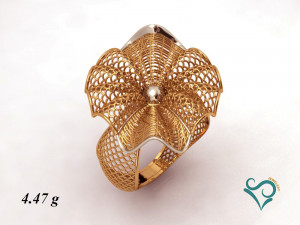 gold ring engagement ring printable stl 3d print model Modèles 3D en vedette