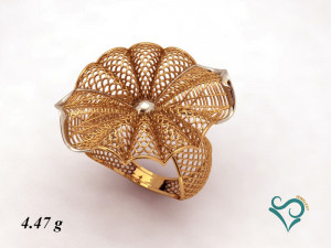 gold ring engagement ring printable stl 3d print model 3D Baskı Modeli