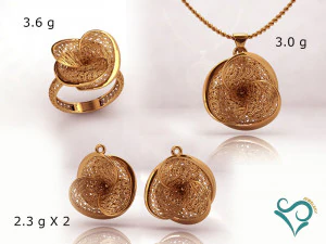 gold ring engagement ring printable jewellry stl 3d print model 3D Print Model