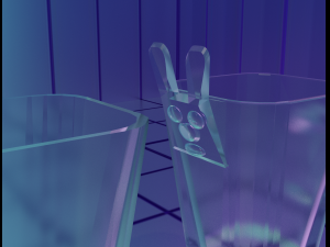 Two glass mugs Modelo 3D