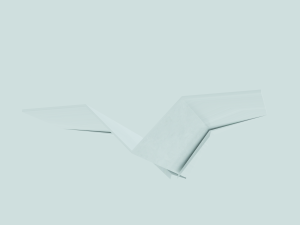 Paper airplane for kids 3D Model