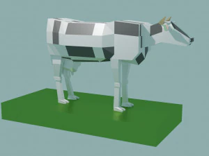 Simple cow 3D Model