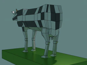 Simple cow 3D Model