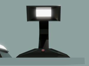 Simple table and well lamps 3D Модель