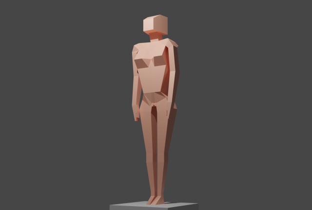 Blank for creating a robot Modello 3D .c4d .max .obj .3ds .fbx .stl .blend 