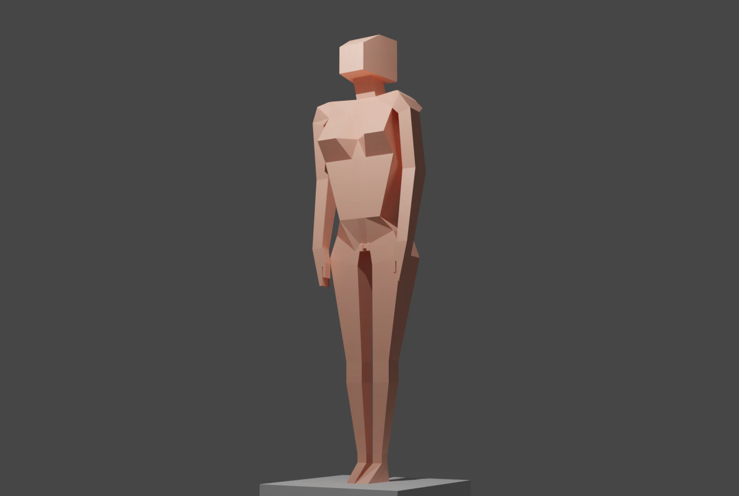 Blank for creating a robot 3D Model .c4d .max .obj .3ds .fbx .stl .blend 
