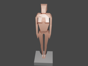 Blank for creating a robot Modello 3D