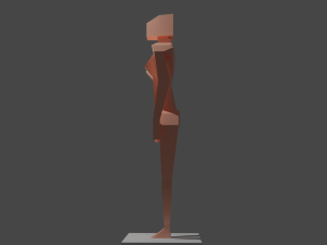Blank for creating a robot Modello 3D