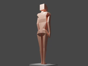 Blank for creating a robot 3D Model