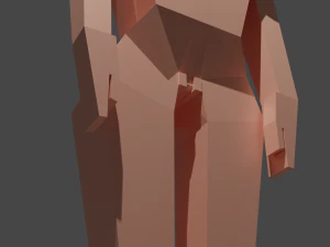 Blank for creating a robot 3D Model
