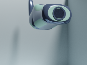 Security video camera imitating a dangling snake 3D Model