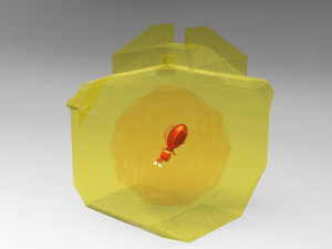 Ancient insect in mineral 3Dモデル