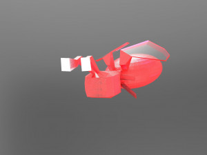 Ancient insect in mineral 3Dモデル
