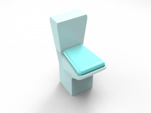 A simple toilet for an indie game Modelo 3D
