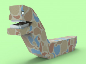 Funny worm 3D Model