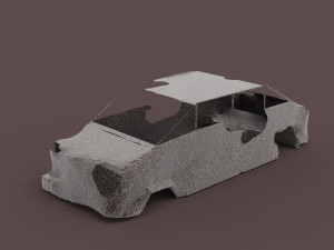 Rusty car body 3Dモデル