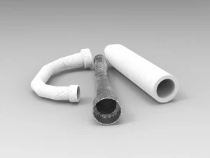 Old rusty pipes 3D Model