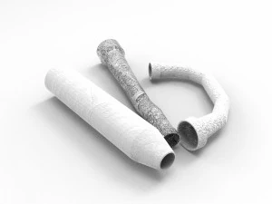 Old rusty pipes 3D Model