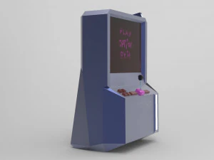 M&aacute;quina de arcade de jogos Modelo 3D
