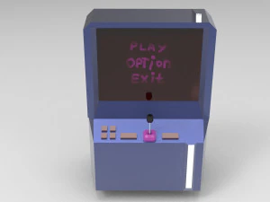 M&aacute;quina de arcade de jogos Modelo 3D