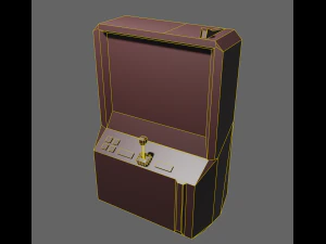 M&aacute;quina de arcade de jogos Modelo 3D