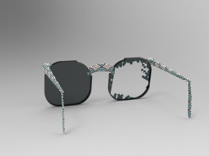 Broken glasses 3D Model