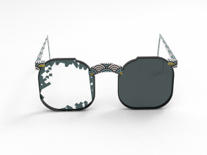 Broken glasses 3D Model