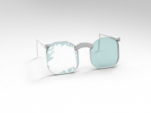 Broken glasses 3D Model