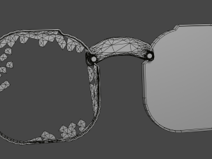 Broken glasses 3D Model