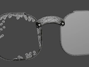 Broken glasses 3D Model
