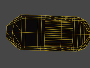 Summer rubber slippers 3D Model