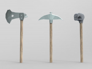 Magic hammer-fist and other tools 3Dモデル