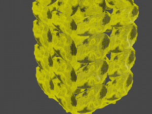 Mystical pillar with faces Modelo 3D
