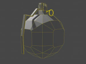 New generation combat grenade 3D Model