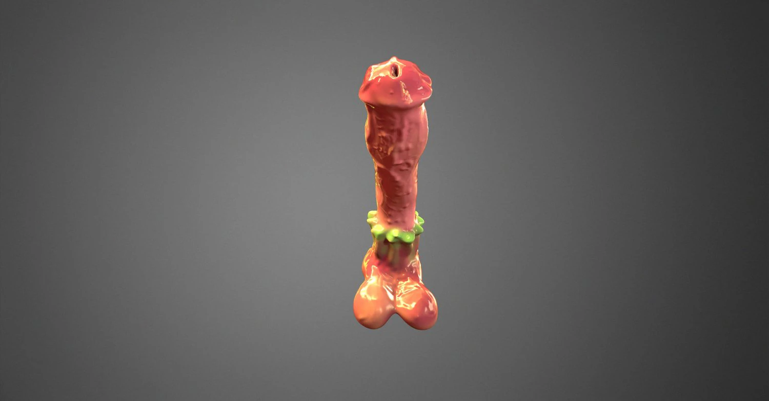 Battle Unicorn dildo 3D Model .c4d .max .obj .3ds .fbx .stl .blend 