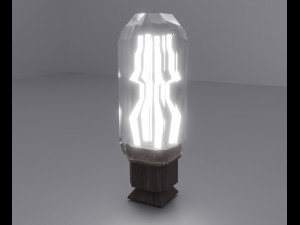 Lamp in glass jar 3D Модель