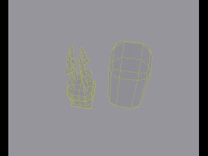Lamp in glass jar 3D Model