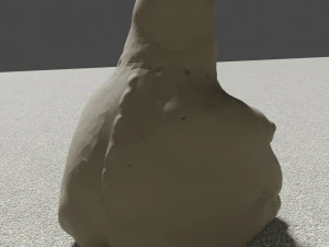 Scary cursed figurine of death 3D Model