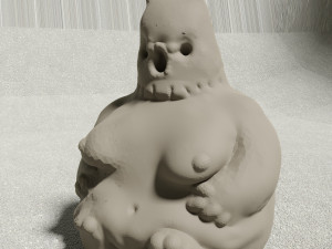 Scary cursed figurine of death 3D मॉडल