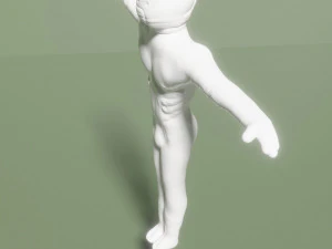 Carattere antropomorfo semplice Modello 3D