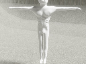 Simple anthropomorphic character 3D 模型