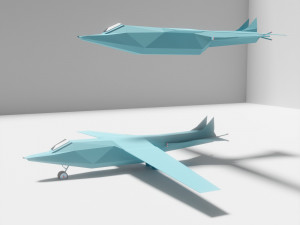 Cartoon airplane 3D Model