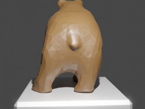 Simple cute bear Modello 3D