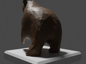 Simple cute bear Modello 3D