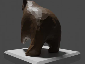 Simple cute bear 3D Model