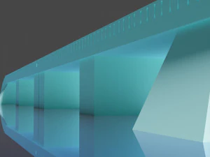 Simple stone or concrete bridge 3D Model